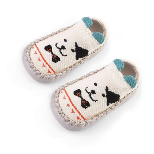 0-24M New born Baby Socks With Rubber Soles Infant Baby Girls Boys Shoes Spring Autumn Baby Floor Socks Anti Slip Soft Sole Sock