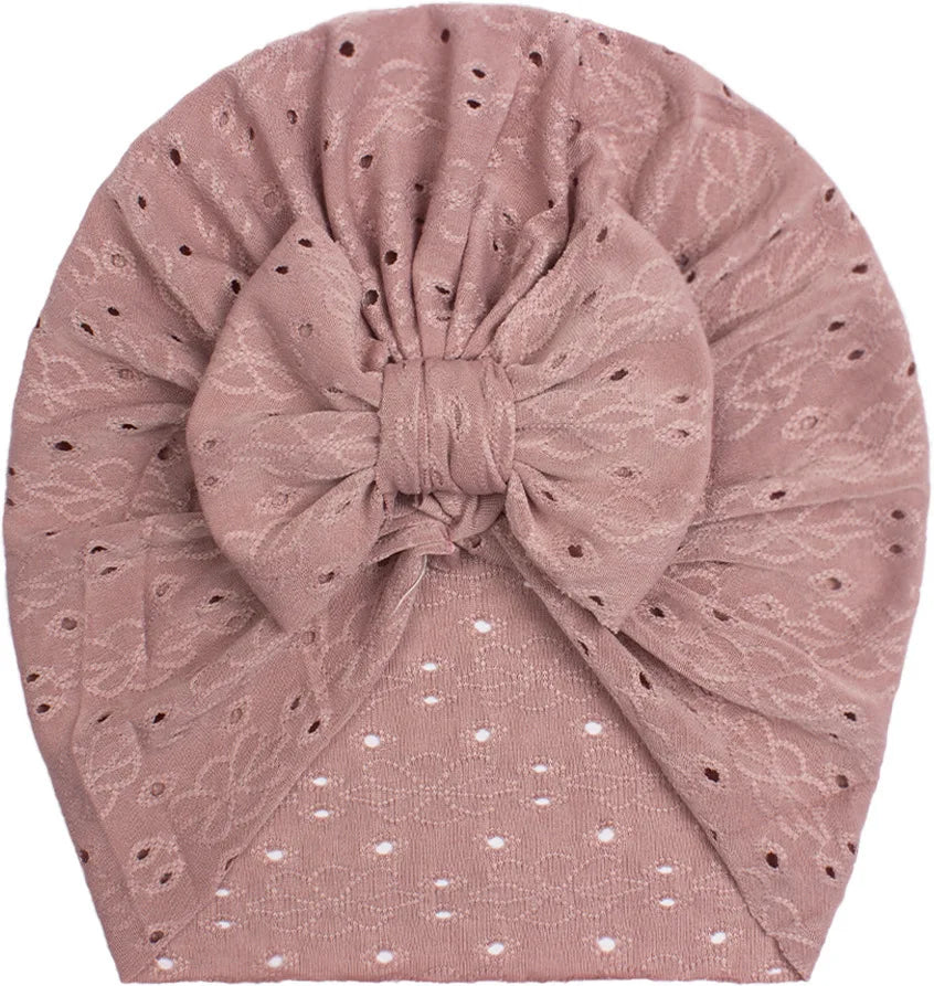 1 Pieces Children Baby Hat Kids Summer Thin Mesh Bowknot Cap Newborn Girls Photography Props Modis Beanie Turban Infant Props